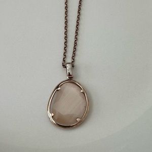 Simona Rose Gold Plated Sterling Silver Necklace